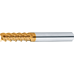 TSC Series Carbide Square End Mill for Stainless Steel Machining, 3-Flute, 60° Spiral / Regular Model