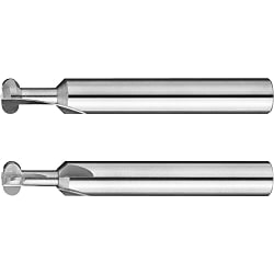 Carbide T-Slot Cutter, 2-Flute / 4-Flute, Ball