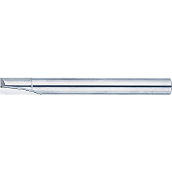 Carbide Straight Blade Square End Mill, 2-Flute, Back Tapered Type