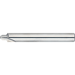 Carbide Straight Blade Corner Angle End Mill, 2-Flute, Rounded Inner Type