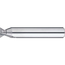 Carbide Straight Blade Inverted Tapered End Mill, 2 Flute, Strong Inverted Tapered (Radius) 