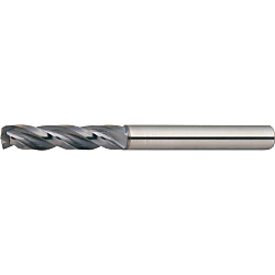 TiAlN Coated Carbide 3-Flute Drill, Stub Model, Regular TAC-ESD3FRA4.5