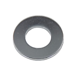 Round Washer, JIS, Special Material, Standard Plating (Nickel/Chrome) WSJ-BRH-M6
