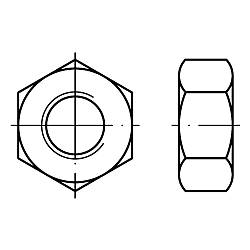 ISO 4032 Écrous hexagonaux