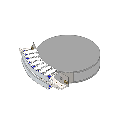Hinged Chain Conveyors / curved wheel / EURO-flex 85 103353