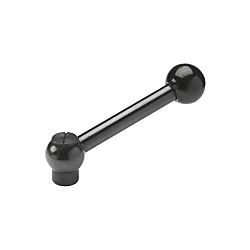 Adjustable clamping levers, Steel 6337.3-20-M6-N