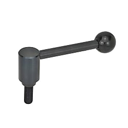 Adjustable tension levers, Steel 212.3-21-M10-25-E