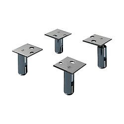 Levelling feet for VX, TS, SE, PC in stainless steel