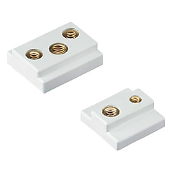 Sliding block for circuit-breaker component adaptors 9342640