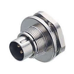 M9 IP67 male panel mount connector