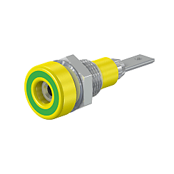 Staubli LB-I2R Insulator, ø2 mm Socket With Metal Screws 23.0030-23