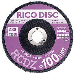 „Rico Disc“, Ø100, Zirkonoxid-Schleifmittel RCDZ-100-15-40