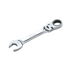 Short Ratchet Combination Wrench (Swivel Neck Type)