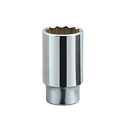 Deep socket (double hex type 19.0 mm Insertion Angle)