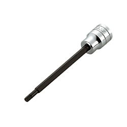 Bussola punta a brugola lunga (angolo di inserimento 12,7 mm, misura in pollici)