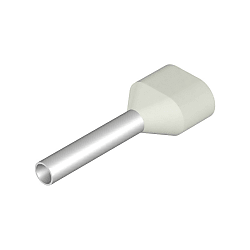 Ferrule with Insulation Cover For 2 Wire Insertion H0.75/16 ZH W