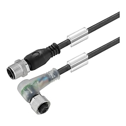 Sensor-Actuator Cable (Assembled), Connecting Line, M12 / M12 1004320300