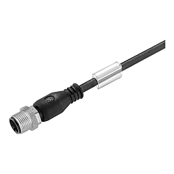 Sensor-Actuator Cable (Assembled), One End without Connector, M12 1021750150