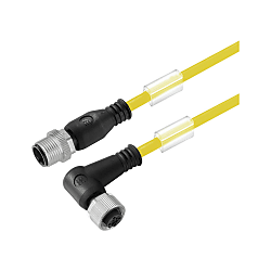 Sensor-Actuator Cable (Assembled), Connecting Line, M12 / M12 1093001000