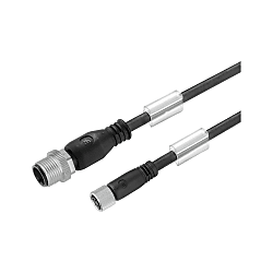 Sensor-Actuator Cable (Assembled), Connecting Line, M12 / M8 1437510150