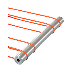 Grooved Roller for Round Belt (Both Ends Pitch Configurable Type) Set Screw Type