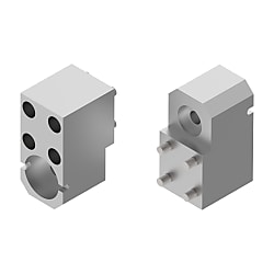Extra Precision Taperless One-Step Core Pins -Shaft Diameter (P) Designation (0.001mm Increments)  / Shaft Diameter Tolerance 0/-0.003 / A Tolerance 0/-0.003 Type-