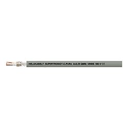 Cable for Drag Chain  PUR,TMPU screened UV resistant halogen free  SUPERTRONIC C PURÖ 49677/500