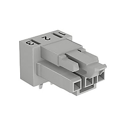 Plug for PCBs, angled, 890 890-834/011-000