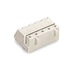 1-conductor female plug, Snap-in mounting feet 721 721-340/008-000