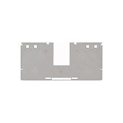 Partition panel with cross-connector track 885-548