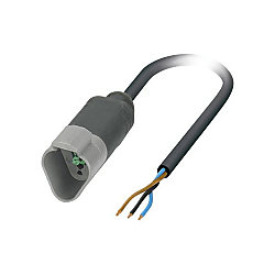 Sensor / actuator connector (pre-fab) Plug, straight