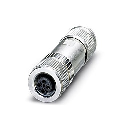 Bus system plug-in connector SACC, Socket straight M12, D-coded 1554526