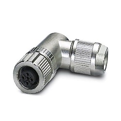 Connector SACC, Socket angled M12, shielded