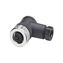 Field Attachable Plug Connector SACC, Socket angled M12