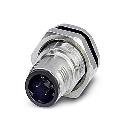 Bus system flat-type plug SACC-DSI, M12 SPEEDCON, D-coded, rear / screw mounting with Pg9 thread 1553035