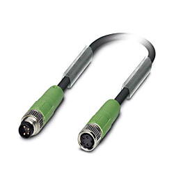 Sensor / actuator cable SAC-4P, Plug straight M8
