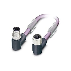 Sensor / Actuator cable SAC-5P, Plug angled M12