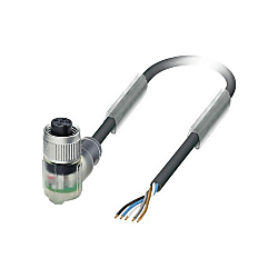 Câble de capteur / actionneur, prise coudée M12 1694525