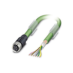 Bus system cable SAC-5P, Socket straight M12, B-coded