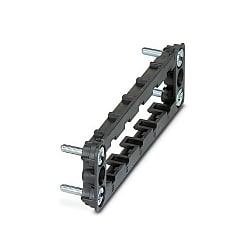Panel mounting frames, without PE, for contact insert modules