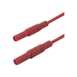 Safety test lead, 2x straight plugs 934076101