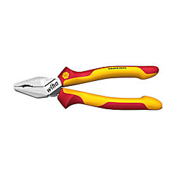 Industrial Electric Combination Pliers with DynamicJoint® and OptiGrip, with Extra Long Cutting Edge