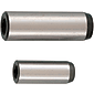 Zylinderstifte / rostfreier Stahl, Stahl / Durchgangsbohrung, Innengewinde, zweiseitig gefast 