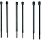 Miniatur-Schneidstempel / zylindrischer Kopf / schlanker Schaft / abgesetzt / geläppt / VHM / TiCN