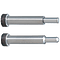 Konturkernstifte / zylindrisch / HSS, Werkzeugstahl / geläppt / L 0,01mm / abgesetzt / Stirnform wählbar