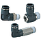 Push-In-Verbinder / L-Form / Kunststoff / Aussengewinde, Innensechskant