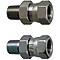 Hydraulik-Fittings / Gerade / rostfreier Stahl, Stahl / Außengewinde, Innengewinde / Mit PT-Gewinde / Mit PF-Gewinde