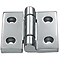 Flat hinges / counter bored / stainless steel, zinc die-cast / MISUMI