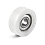 Guide roller, polyamide wheel PAFO-080-20-10-K12