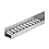 Pallet roller rail, one-sided raised profile NR100-052-3